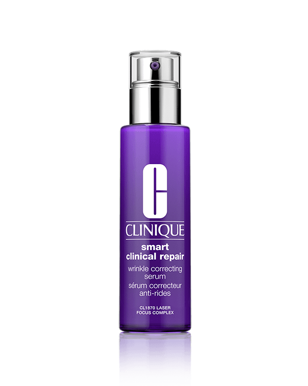 Clinique Smart Clinical Repair™ Wrinkle Correcting Serum, Klinisches Repair-Serum für Ergebnisse auf der Haut. So effektiv wie eine Laserbehandlung gegen das Erscheinungsbild von Linien und Falten.*